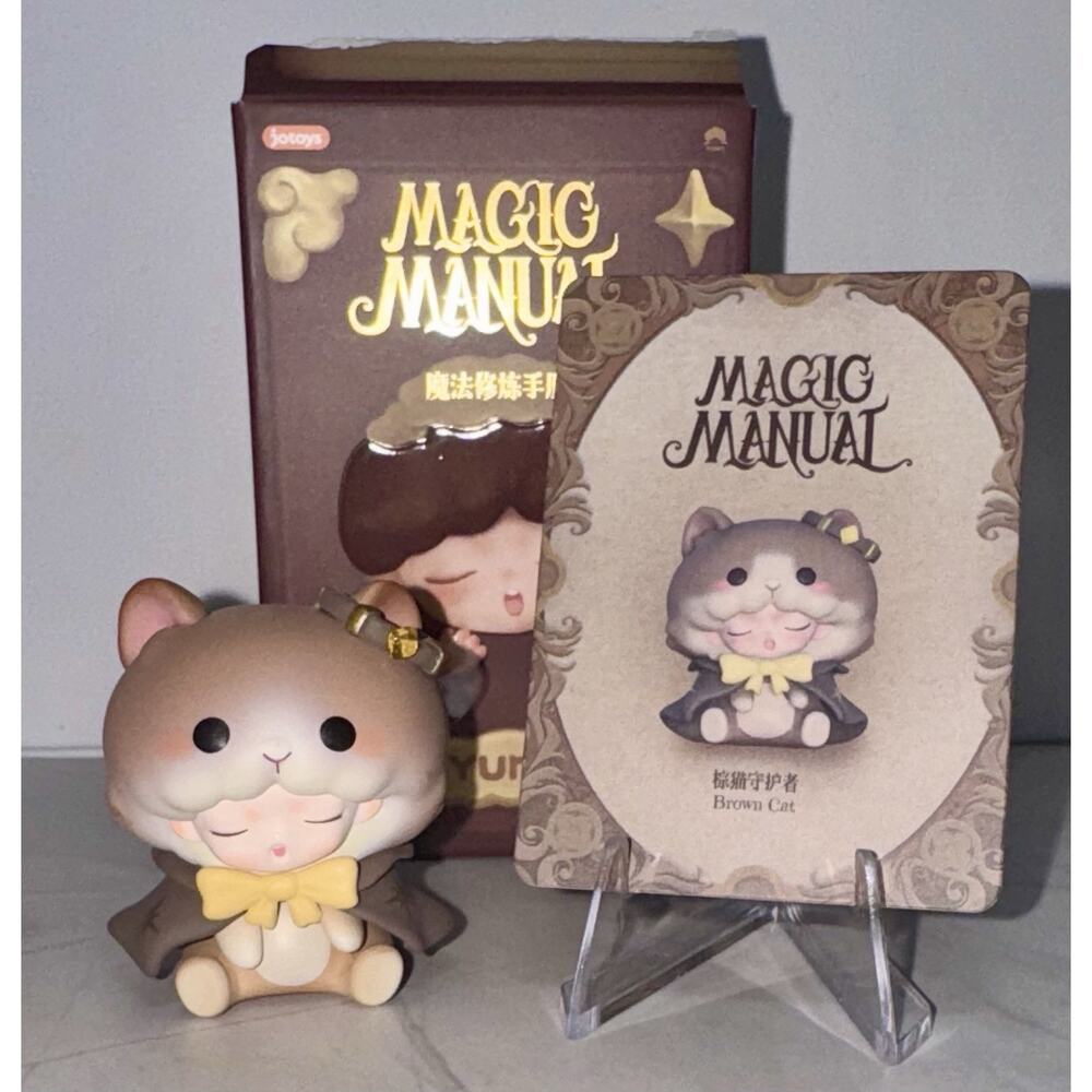 Jotoys Yumo Magic Manual Series Mini Blind Box Brown Cat Confirmed